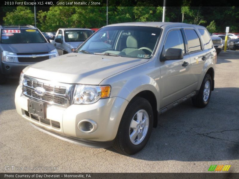 Gold Leaf Metallic / Stone 2010 Ford Escape XLS 4WD