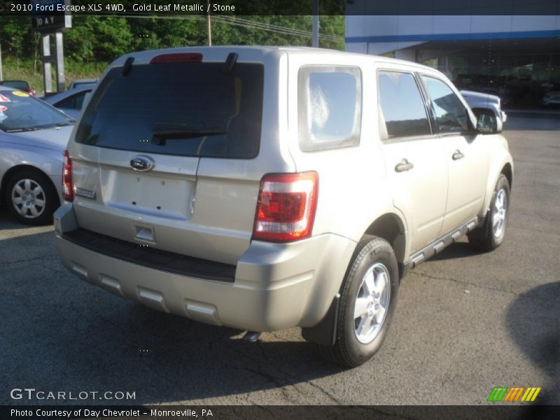 Gold Leaf Metallic / Stone 2010 Ford Escape XLS 4WD