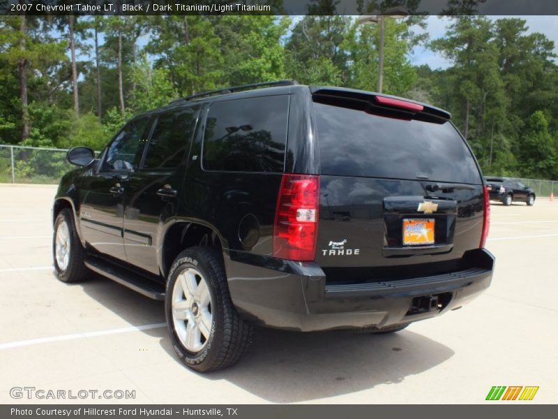 Black / Dark Titanium/Light Titanium 2007 Chevrolet Tahoe LT