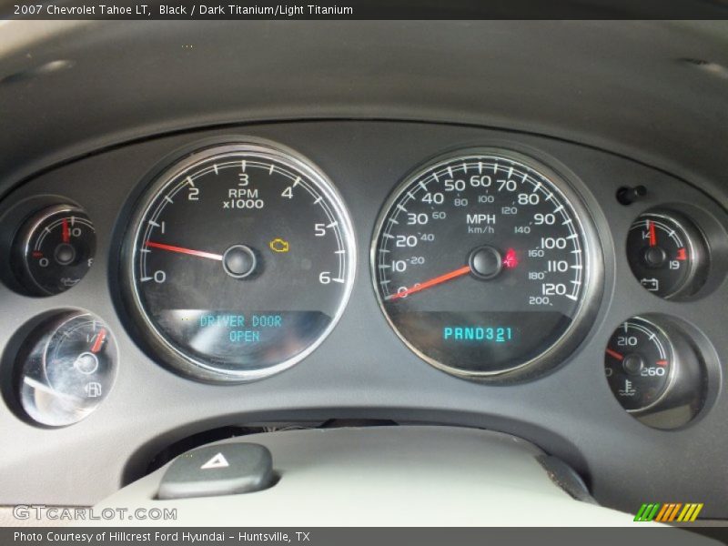 Black / Dark Titanium/Light Titanium 2007 Chevrolet Tahoe LT