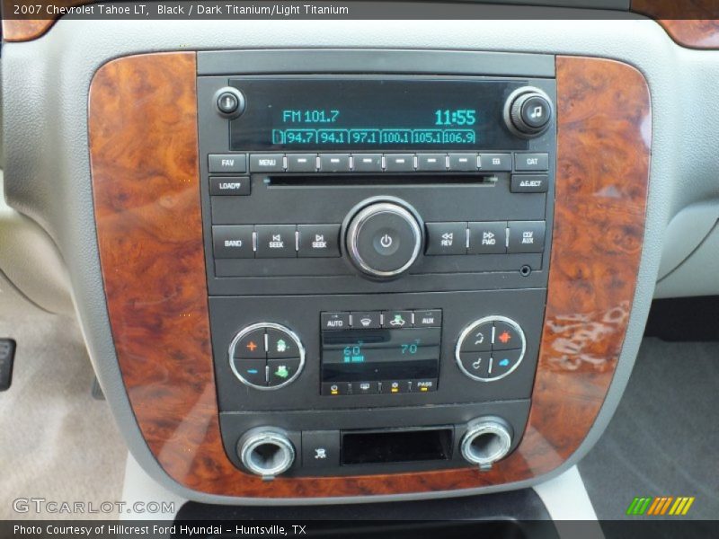 Black / Dark Titanium/Light Titanium 2007 Chevrolet Tahoe LT