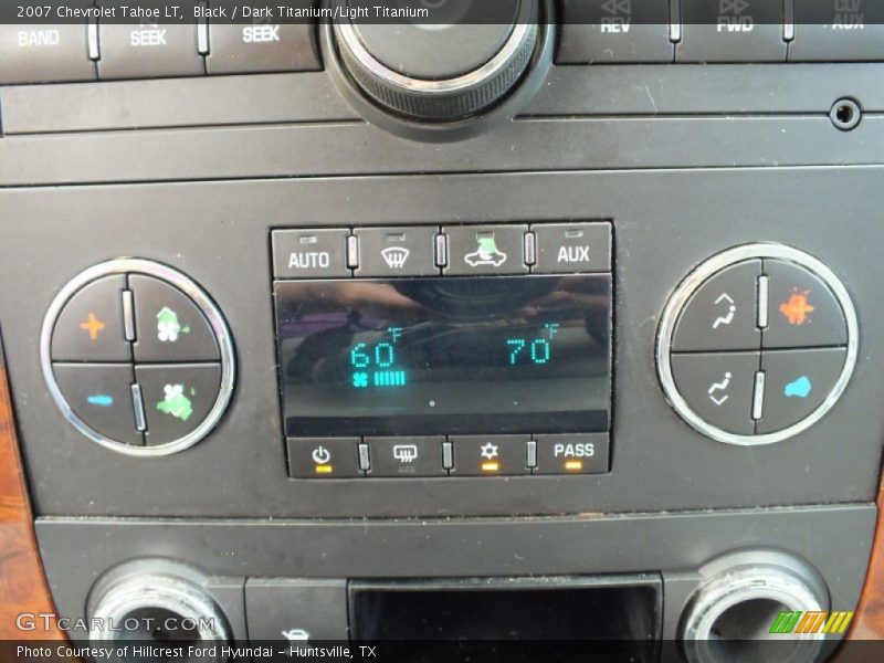 Black / Dark Titanium/Light Titanium 2007 Chevrolet Tahoe LT