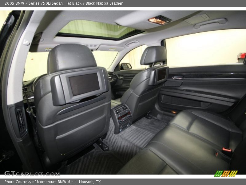 Jet Black / Black Nappa Leather 2009 BMW 7 Series 750Li Sedan