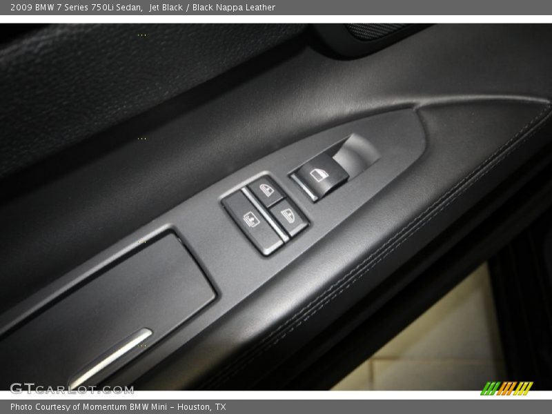 Jet Black / Black Nappa Leather 2009 BMW 7 Series 750Li Sedan