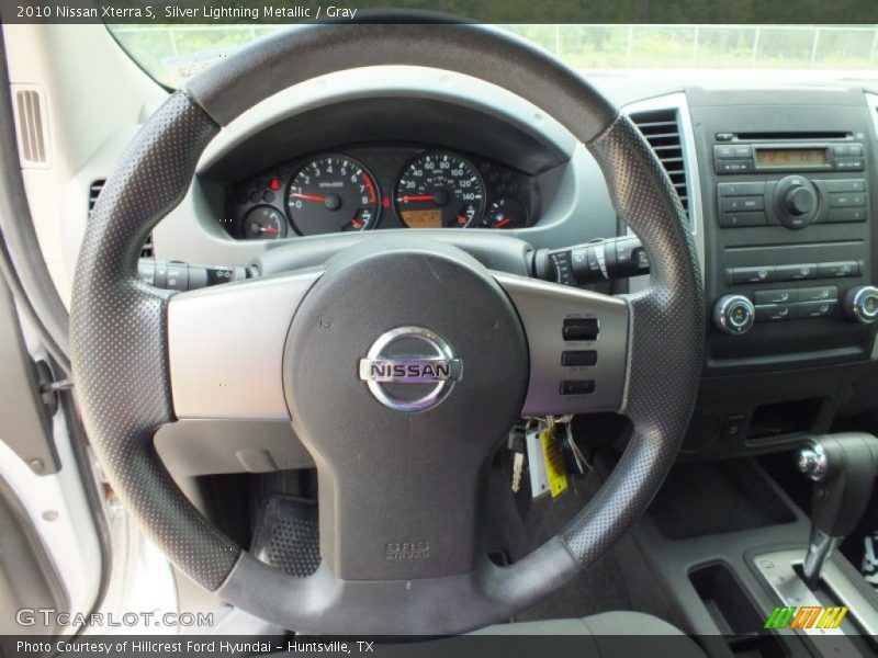 Silver Lightning Metallic / Gray 2010 Nissan Xterra S