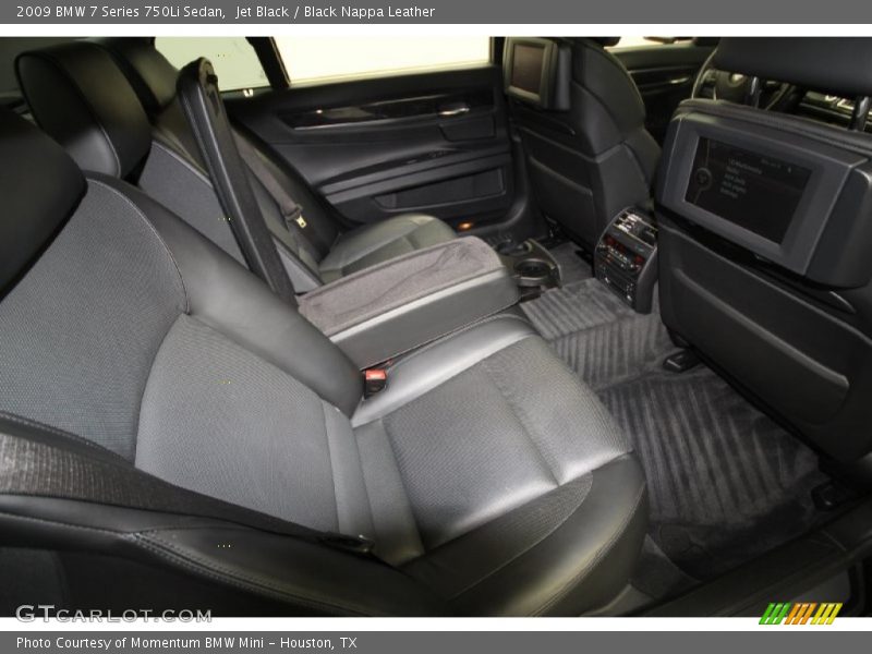 Jet Black / Black Nappa Leather 2009 BMW 7 Series 750Li Sedan