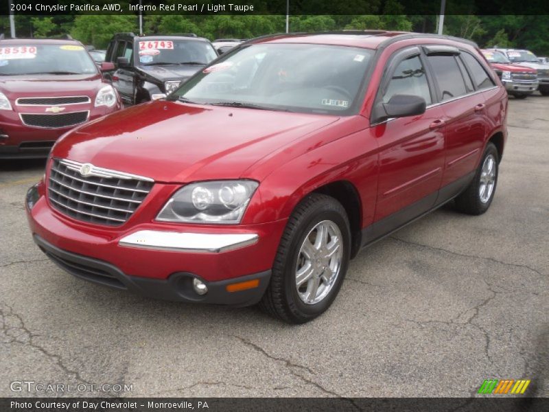 Inferno Red Pearl / Light Taupe 2004 Chrysler Pacifica AWD