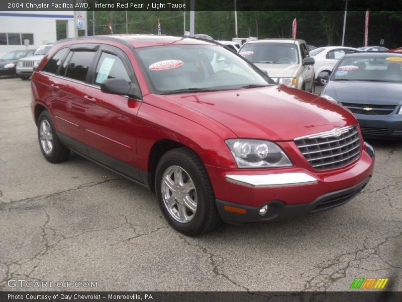 Inferno Red Pearl / Light Taupe 2004 Chrysler Pacifica AWD