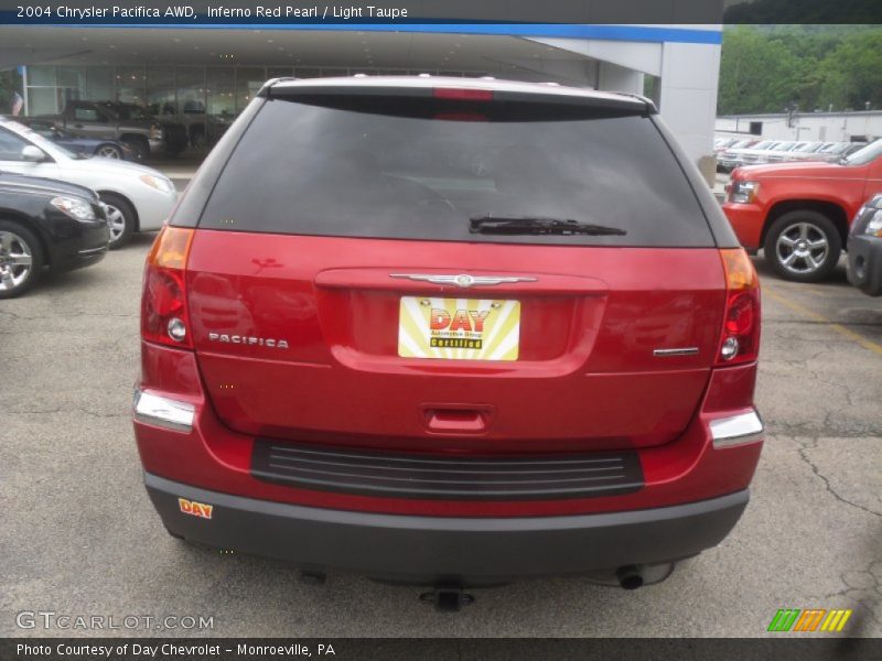 Inferno Red Pearl / Light Taupe 2004 Chrysler Pacifica AWD