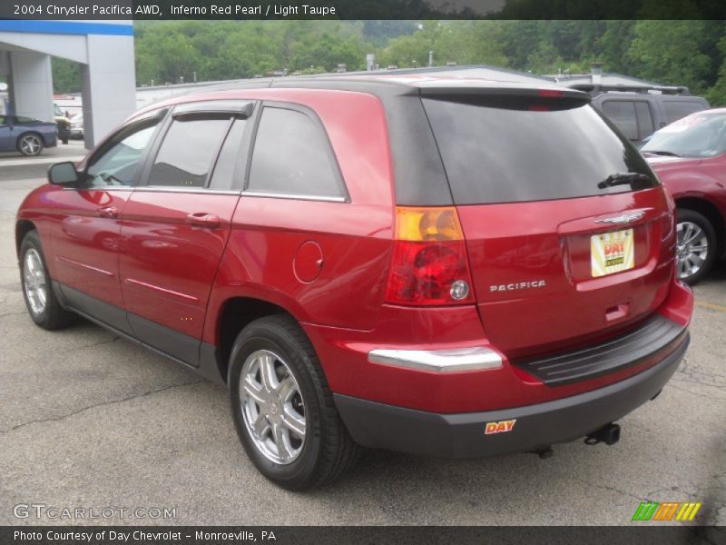 Inferno Red Pearl / Light Taupe 2004 Chrysler Pacifica AWD