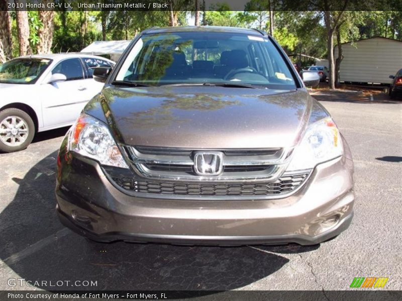 Urban Titanium Metallic / Black 2010 Honda CR-V LX