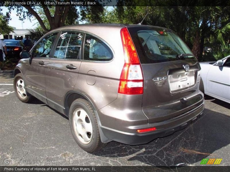 Urban Titanium Metallic / Black 2010 Honda CR-V LX