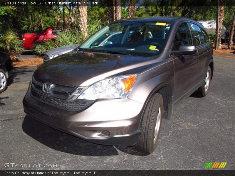 Urban Titanium Metallic / Black 2010 Honda CR-V LX