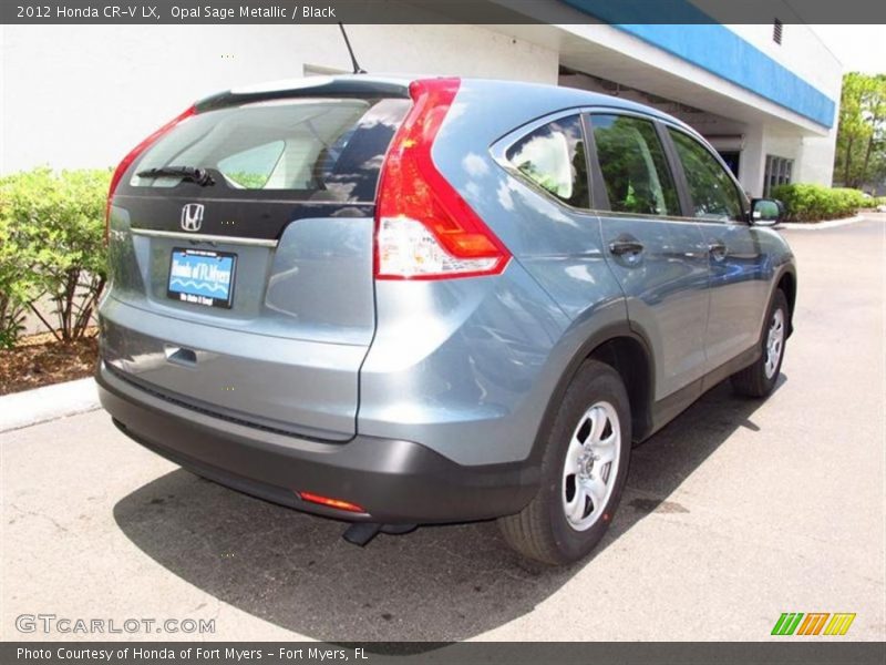 Opal Sage Metallic / Black 2012 Honda CR-V LX