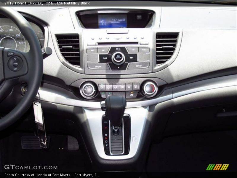 Opal Sage Metallic / Black 2012 Honda CR-V LX