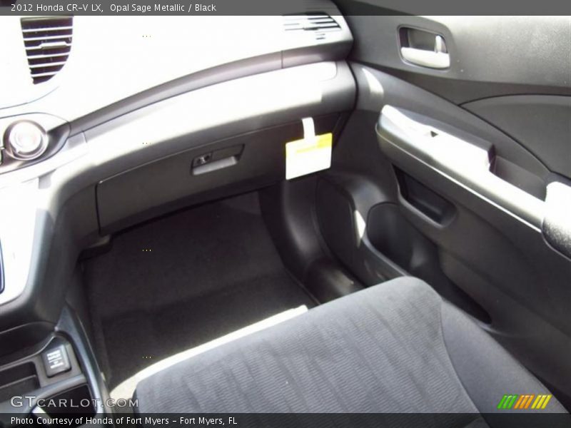 Opal Sage Metallic / Black 2012 Honda CR-V LX