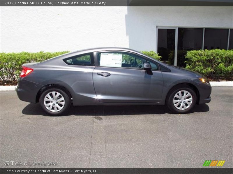 Polished Metal Metallic / Gray 2012 Honda Civic LX Coupe