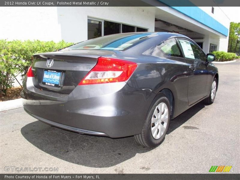 Polished Metal Metallic / Gray 2012 Honda Civic LX Coupe
