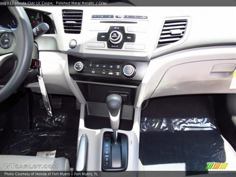 Polished Metal Metallic / Gray 2012 Honda Civic LX Coupe