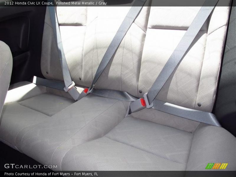 Polished Metal Metallic / Gray 2012 Honda Civic LX Coupe