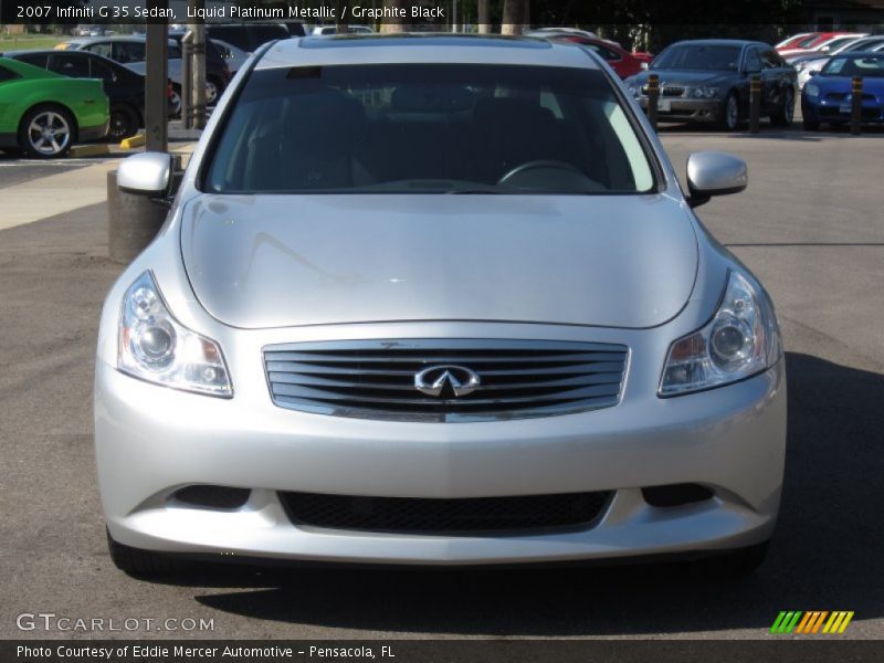 Liquid Platinum Metallic / Graphite Black 2007 Infiniti G 35 Sedan