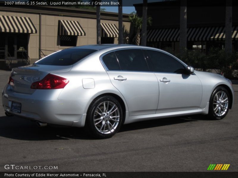 Liquid Platinum Metallic / Graphite Black 2007 Infiniti G 35 Sedan