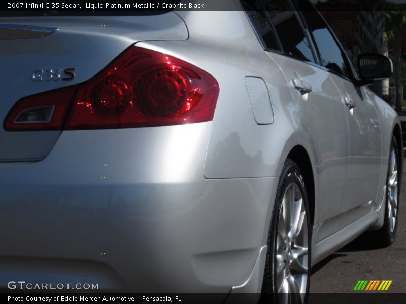 Liquid Platinum Metallic / Graphite Black 2007 Infiniti G 35 Sedan