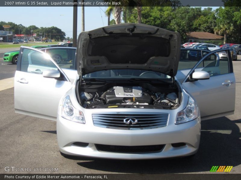 Liquid Platinum Metallic / Graphite Black 2007 Infiniti G 35 Sedan