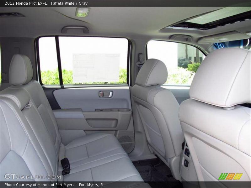 Taffeta White / Gray 2012 Honda Pilot EX-L