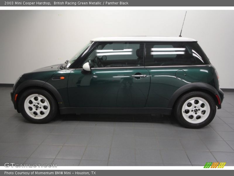 British Racing Green Metallic / Panther Black 2003 Mini Cooper Hardtop