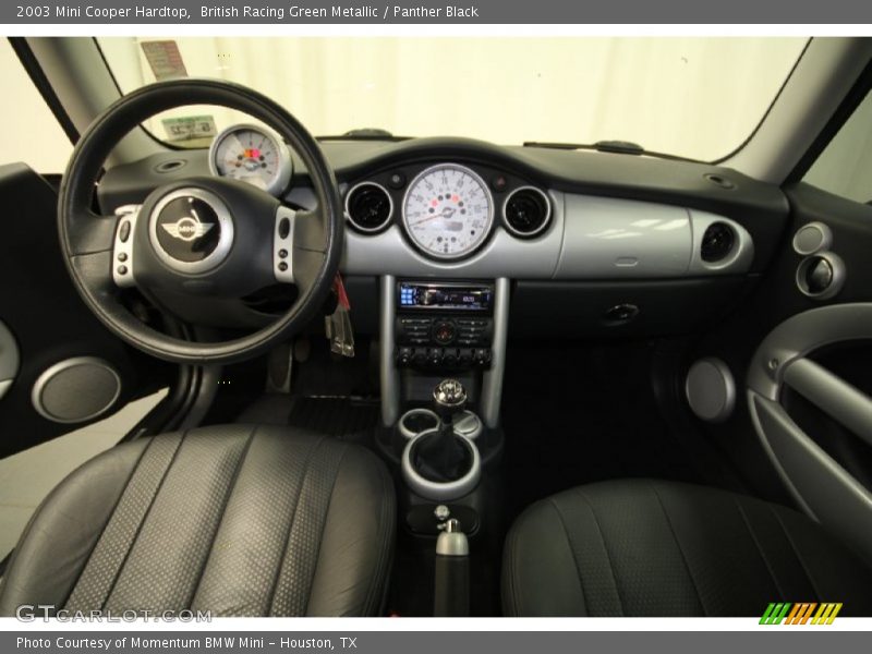 British Racing Green Metallic / Panther Black 2003 Mini Cooper Hardtop