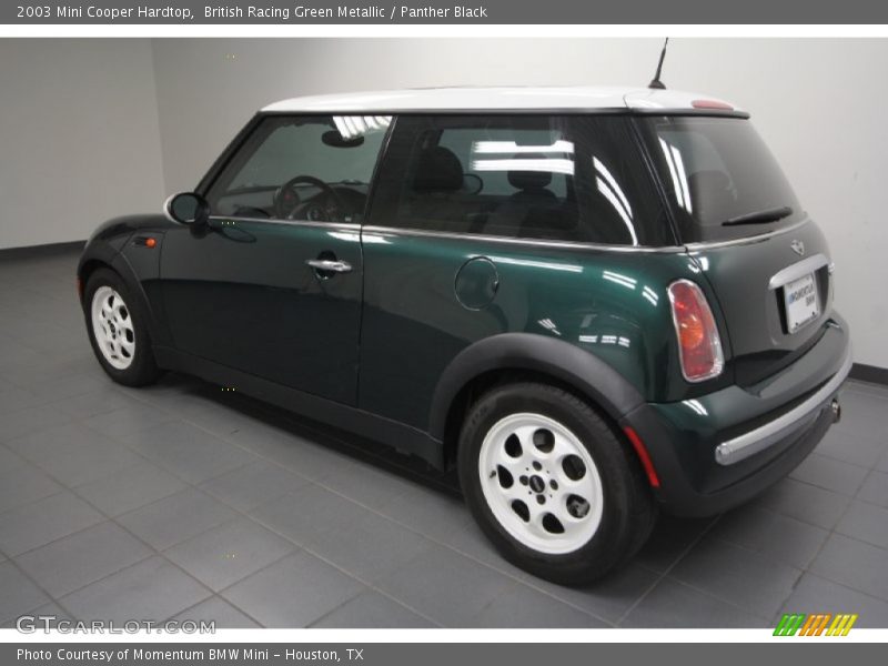 British Racing Green Metallic / Panther Black 2003 Mini Cooper Hardtop