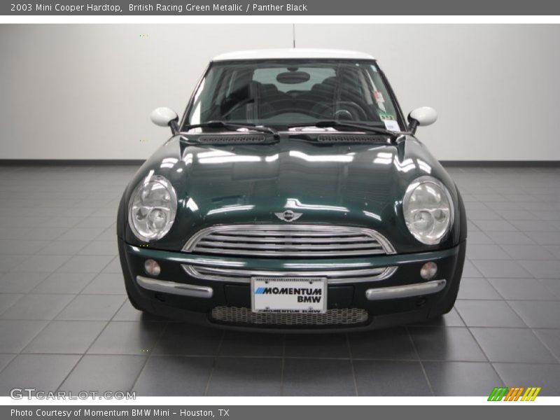British Racing Green Metallic / Panther Black 2003 Mini Cooper Hardtop