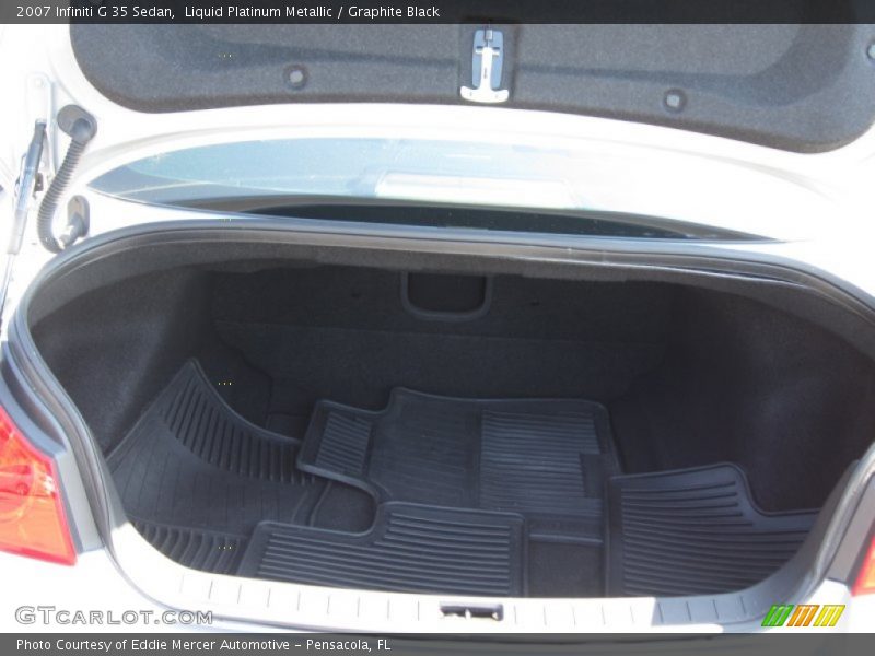 Liquid Platinum Metallic / Graphite Black 2007 Infiniti G 35 Sedan