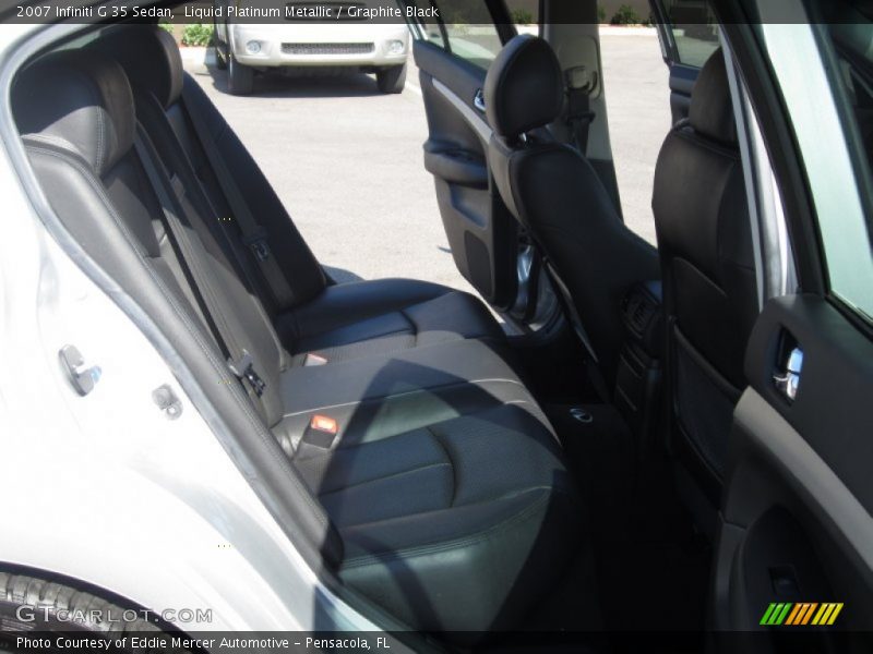 Liquid Platinum Metallic / Graphite Black 2007 Infiniti G 35 Sedan