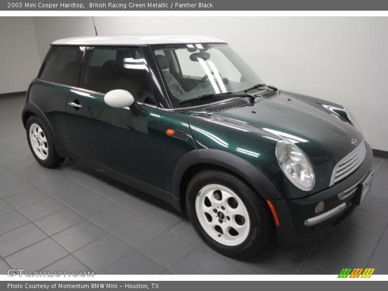 British Racing Green Metallic / Panther Black 2003 Mini Cooper Hardtop