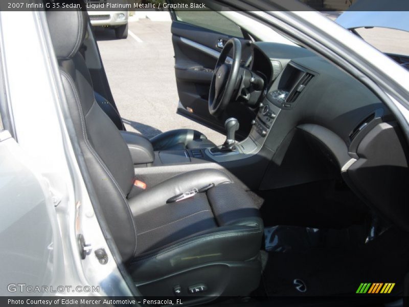 Liquid Platinum Metallic / Graphite Black 2007 Infiniti G 35 Sedan