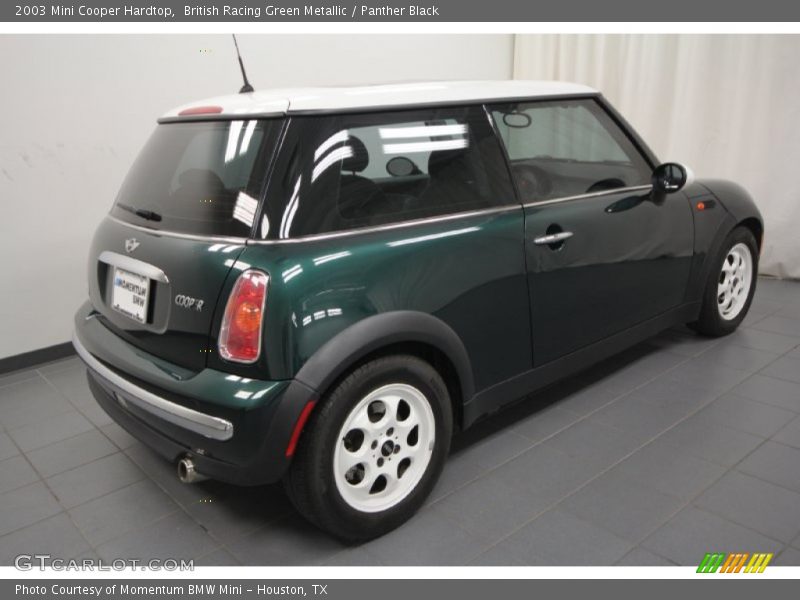 British Racing Green Metallic / Panther Black 2003 Mini Cooper Hardtop