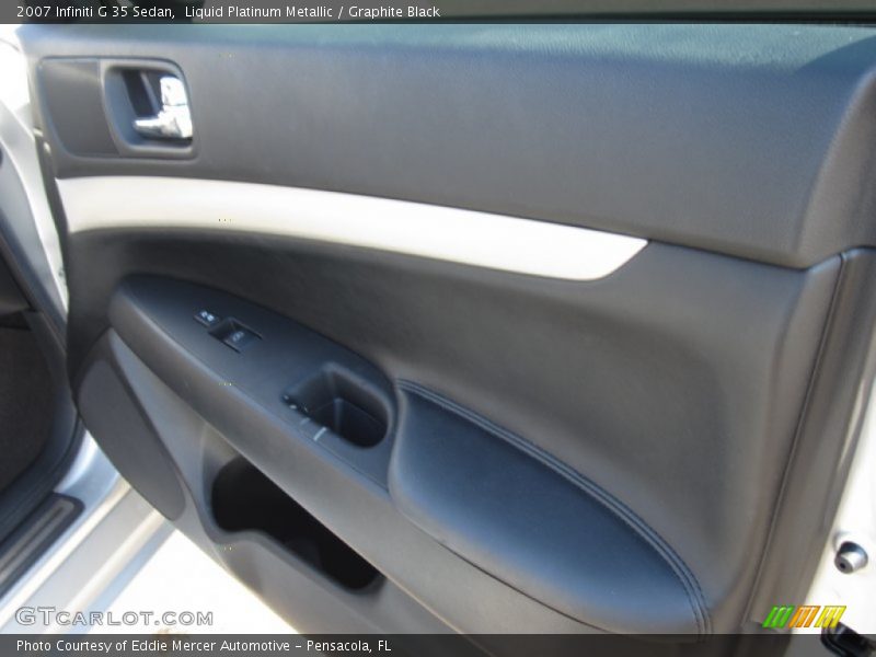 Liquid Platinum Metallic / Graphite Black 2007 Infiniti G 35 Sedan