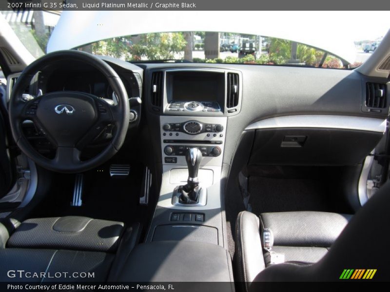 Liquid Platinum Metallic / Graphite Black 2007 Infiniti G 35 Sedan
