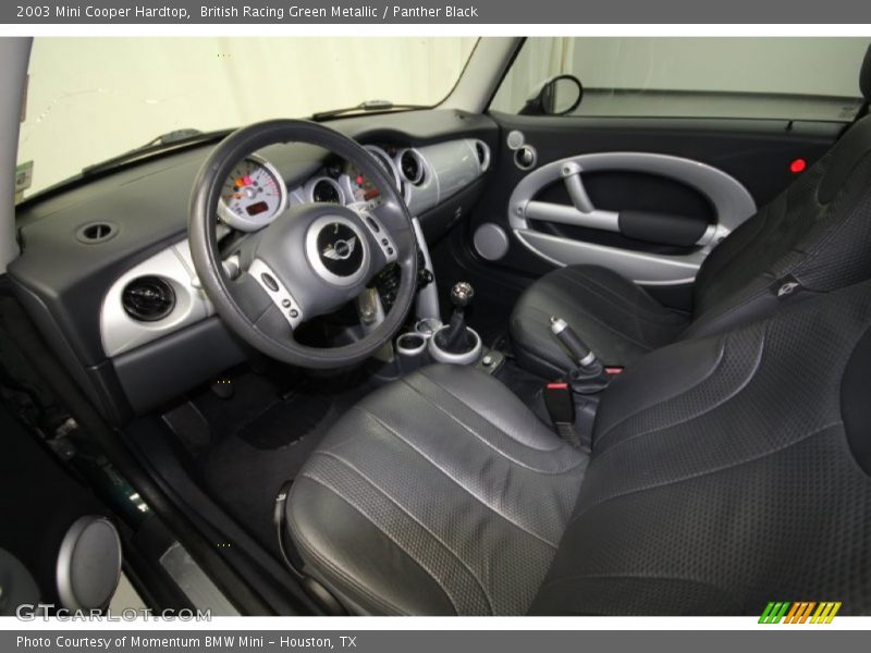 British Racing Green Metallic / Panther Black 2003 Mini Cooper Hardtop