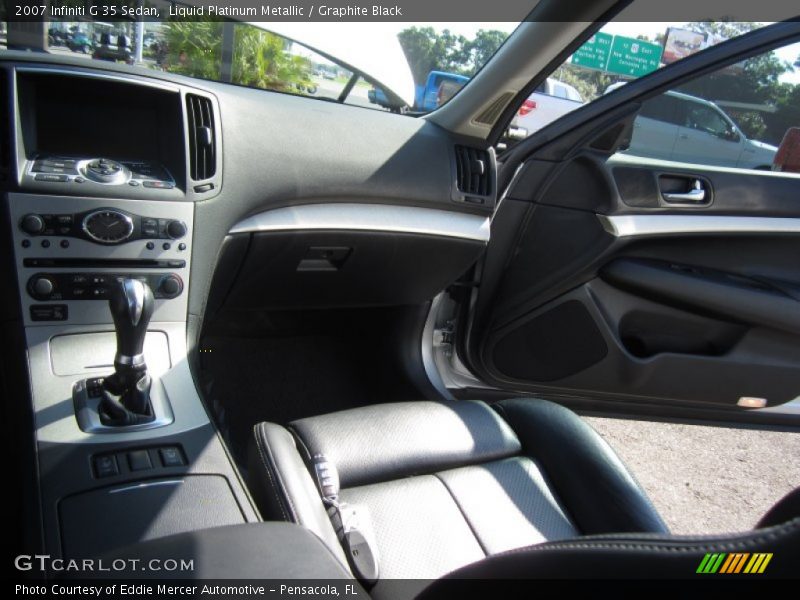 Liquid Platinum Metallic / Graphite Black 2007 Infiniti G 35 Sedan
