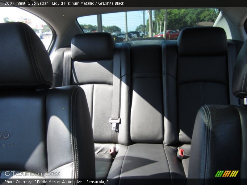 Liquid Platinum Metallic / Graphite Black 2007 Infiniti G 35 Sedan
