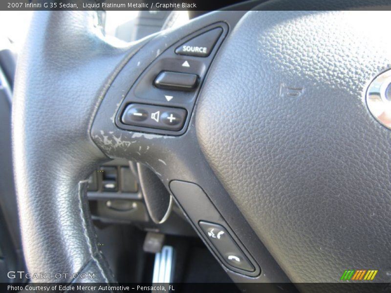 Liquid Platinum Metallic / Graphite Black 2007 Infiniti G 35 Sedan