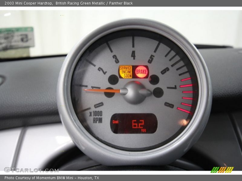 British Racing Green Metallic / Panther Black 2003 Mini Cooper Hardtop