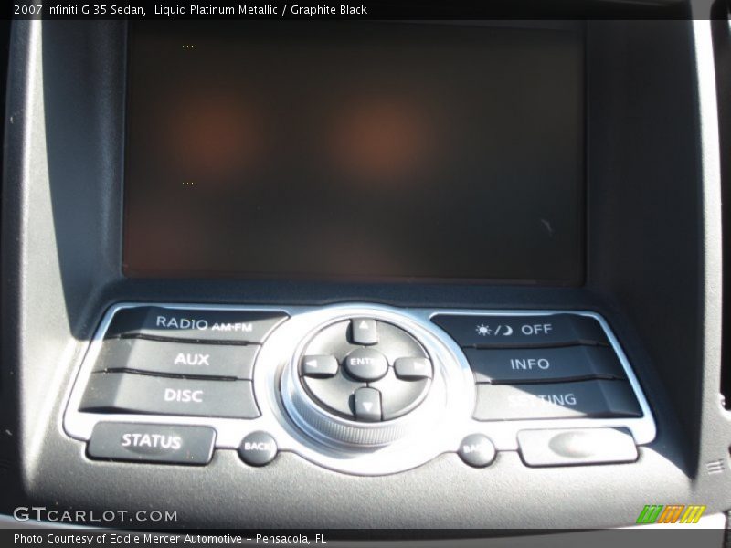 Liquid Platinum Metallic / Graphite Black 2007 Infiniti G 35 Sedan