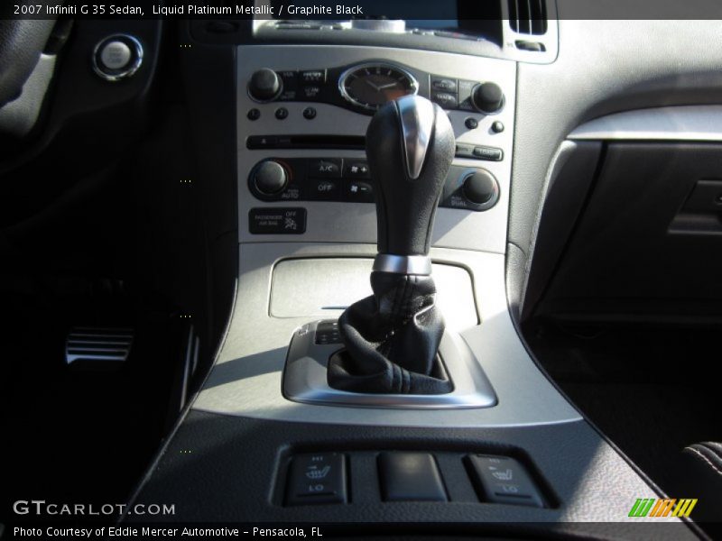 Liquid Platinum Metallic / Graphite Black 2007 Infiniti G 35 Sedan