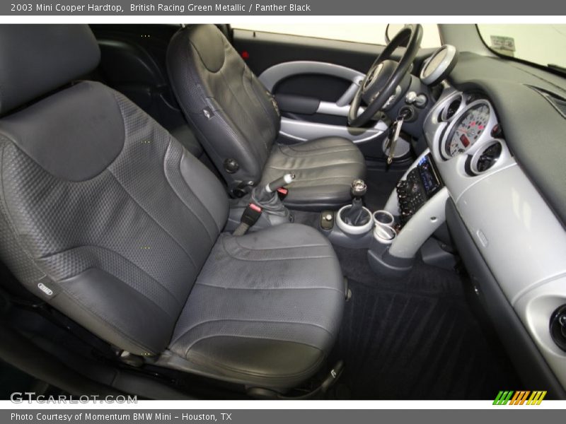 British Racing Green Metallic / Panther Black 2003 Mini Cooper Hardtop