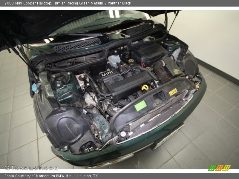 British Racing Green Metallic / Panther Black 2003 Mini Cooper Hardtop