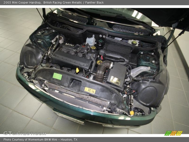 British Racing Green Metallic / Panther Black 2003 Mini Cooper Hardtop